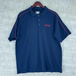 Cluque Budwiser XL short sleeve polo shirt blue 1933